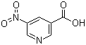 结构式 CAS# 2047-49-6, 5-硝基烟酸; 5-硝基吡啶-3-甲酸