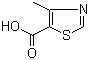 4-Methylthiazole-5-carboxylic acid molecular structure (CAS 20485-41-0)