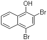 structure of CAS# 2050-49-9, 2,4-Dibromo-1-naphthol