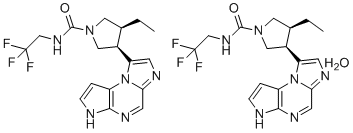 结构式 CAS# 2050057-56-0, 乌帕替尼半水合物