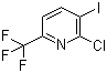 2-Chloro-3-iodo-6-trifluoromethylpyridine molecular structure (CAS 205240-59-1)