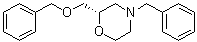 structure of CAS# 205242-66-6, (S)-2-[(Phenylmethoxy)methyl]-4-(phenylmethyl)morpholine;(2S)- 2-[(Phenylmethoxy)methyl]-4-(phenylmethyl)morpholine