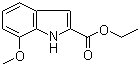 Ethyl 7-methoxyindole-2-carboxylate molecular structure (CAS 20538-12-9)