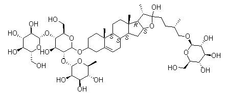 Trigoneoside IVa molecular structure (CAS 205760-54-9)