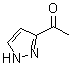 结构式 CAS# 20583-33-9, 3-乙酰基吡唑