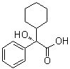(S)-2-Cyclohexyl-2-phenylglycolic acid molecular structure (CAS 20585-34-6)