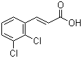 (E)-3-(2,3-二氯苯基)丙烯酸分子结构 (CAS 20595-44-2)
