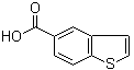 结构式 CAS# 2060-64-2, 苯并[b]噻吩-5-羧酸