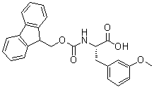 N-[(9H-Fluoren-9-ylmethoxy)carbonyl]-3-methoxy-L-phenylalanine molecular structure (CAS 206060-40-4)