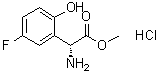 (alphaR)-alpha-Amino-5-fluoro-2-hydroxybenzeneacetic acid methyl ester hydrochloride (1:1) molecular structure (CAS 2060610-78-6)