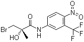 (2R)-3-溴-2-羟基-2-甲基-N-[4-硝基-3-(三氟甲基)苯基]丙酰胺分子结构 (CAS 206193-18-2)