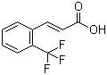 2-(Trifluoromethyl)cinnamic acid molecular structure (CAS 2062-25-1)