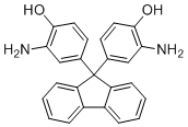 9,9-Bis(3-amino-4-hydroxyphenyl)fluorene molecular structure (CAS 20638-07-7)