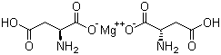 structure of CAS# 2068-80-6, Magnesium dihydrogen di-L-aspartate;L-Aspartic acid magnesium salt; Magnesium (3S)-3-amino-4-hydroxy-4-oxobutanoate