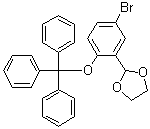 2-[5-Bromo-2-(triphenylmethoxy)phenyl]-1,3-dioxolane molecular structure (CAS 206860-51-7)