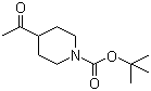 tert-Butyl 4-acetylpiperidine-1-carboxylate molecular structure (CAS 206989-61-9)