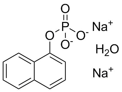 1-萘基磷酸钠水合物分子结构 (CAS 207569-06-0)