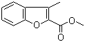 structure of CAS# 2076-36-0, Methyl 3-methyl-2-benzofurancarboxylate;3-Methylbenzofuran-2-carboxylic acid methyl ester