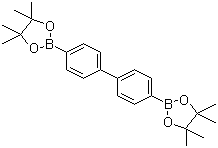 结构式 CAS# 207611-87-8, 4,4'-联苯二硼酸二频哪醇酯