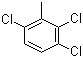 structure of CAS# 2077-46-5, 2,3,6-Trichlorotoluene;1,2,4-Trichloro-3-methylbenzene