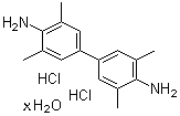 结构式 CAS# 207738-08-7, 3,3',5,5'-四甲基-[1,1'-联苯]-4,4'-二胺盐酸盐水合物