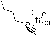 (Butylcyclopentadienyl)titanium trichloride molecular structure (CAS 207740-58-7)