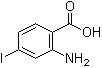 2-Amino-4-iodobenzoic acid molecular structure (CAS 20776-54-9)