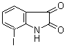 结构式 CAS# 20780-78-3, 7-碘靛红