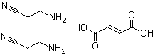 beta-Ammoniumpropionitrile hemifumarate molecular structure (CAS 2079-89-2)