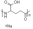 结构式 CAS# 208106-41-6, 聚-gamma-L-谷氨酸钠盐