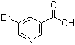 结构式 CAS# 20826-04-4, 5-溴烟酸