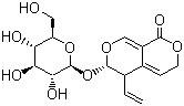 结构式 CAS# 20831-76-9, 龙胆苦苷; 龙胆苦甙