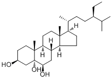 Stigmastane-3,5,6-triol molecular structure (CAS 20835-91-0)