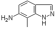 7-Methyl-1H-indazol-6-amine molecular structure (CAS 208457-82-3)