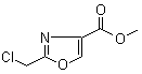 2-(氯甲基)-1,3-恶唑-4-甲酸甲酯分子结构 (CAS 208465-72-9)
