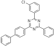 2-[1,1'-Biphenyl]-4-yl-4-(3-chlorophenyl)-6-phenyl-1,3,5-triazine molecular structure (CAS 2085262-87-7)