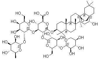 结构式 CAS# 208599-88-6, 报春花皂苷 II