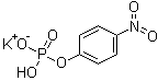 结构式 CAS# 208651-58-5, 磷酸单(4-硝基苯基)酯单钾盐