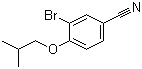 3-Bromo-4-isobutoxybenzonitrile molecular structure (CAS 208665-95-6)