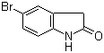 5-Bromo-2-oxindole molecular structure (CAS 20870-78-4)