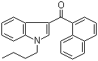 1-Butyl-3-(1-naphthoyl)indole molecular structure (CAS 208987-48-8)