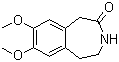 7,8-二甲氧基-1,3,4,5-四氢苯并氮杂卓-2-酮分子结构 (CAS 20925-64-8)