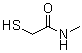 结构式 CAS# 20938-74-3, 2-巯基-N-甲基乙酰胺