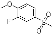 2-氟-4-(甲磺酰基)苯甲醚分子结构 (CAS 20951-14-8)