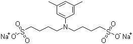 N,N-Bis(4-sulfobutyl)-3,5-dimethylaniline disodium salt  molecular structure (CAS 209518-16-1)