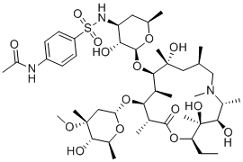 结构式 CAS# 2095879-65-3, 阿奇霉素杂质Q