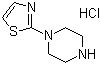 1-(2-Thiazolyl)piperazine hydrochloride molecular structure (CAS 209733-13-1)