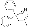 4-Oxo-2,2-diphenylvaleronitrile molecular structure (CAS 20985-42-6)