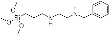 N-(2-N-Benzylaminoethyl)-3-aminopropyltrimethoxysilane molecular structure (CAS 209866-89-7)