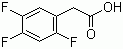 2,4,5-Trifluorophenylacetic acid molecular structure (CAS 209995-38-0)